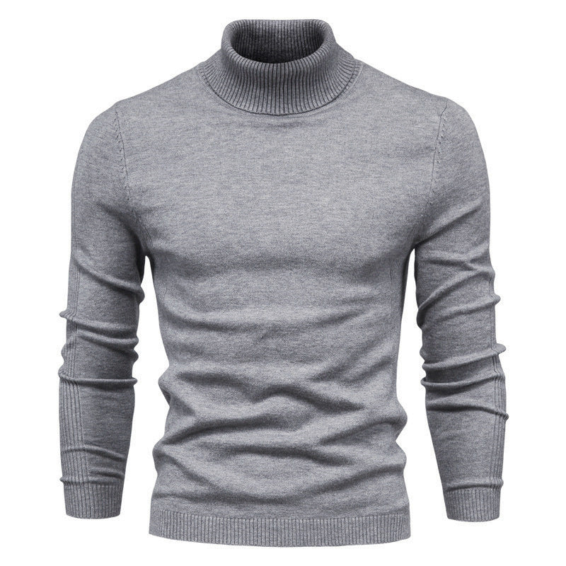 Patrick – Slim Fit Turtleneck Sweater in Solid Design