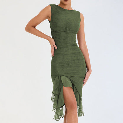 Janet – Slim Sleeveless Party Club Dress