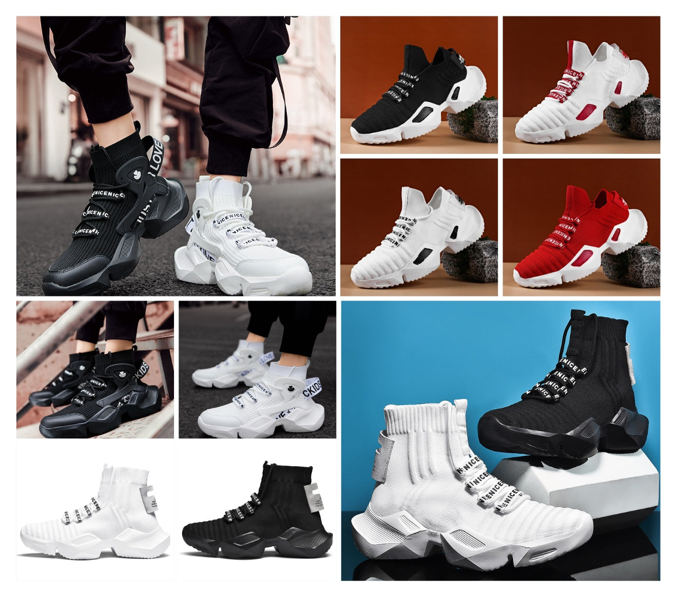 Calvin – Men's Sock-Style Sneakers