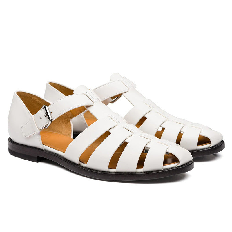 Anne – Color Block Women's Sandal in Vegan Leather