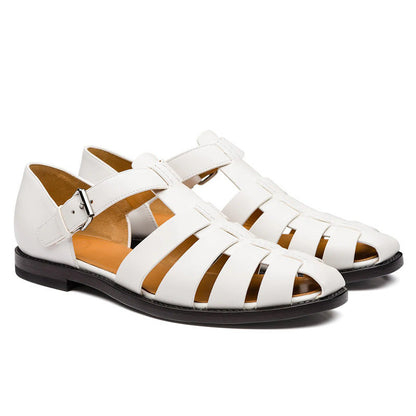 Anne – Color Block Women's Sandal in Vegan Leather