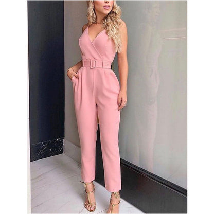 Sophia – Urban V-Neck Jumpsuit