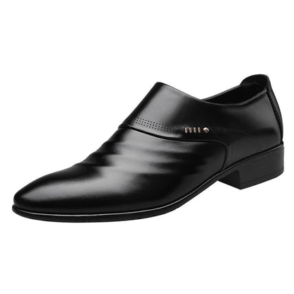 Alan – Elegant Men's Vegan Leather Shoes with Cap Toe