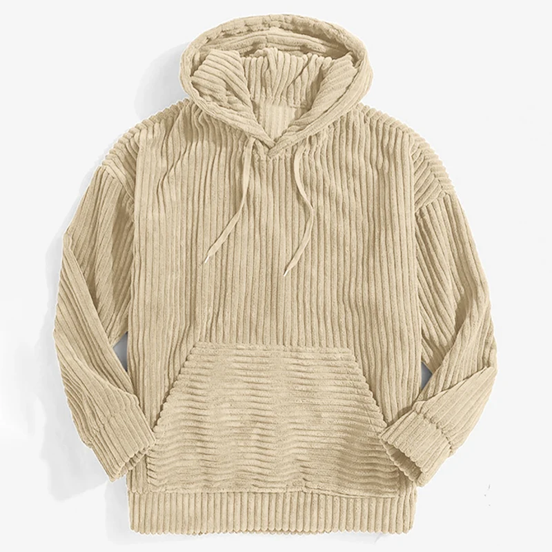 Raymond – Men's Corduroy Hoodie Sweater