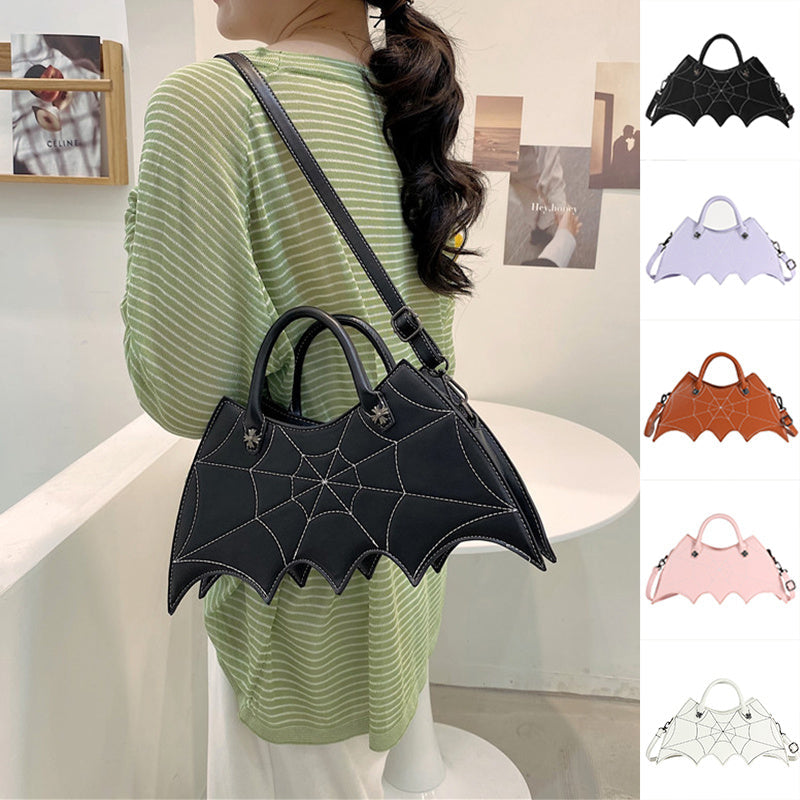 Leanne – Shoulder Bag with Spider Web Design