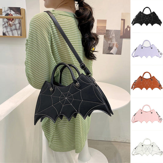 Leanne – Shoulder Bag with Spider Web Design