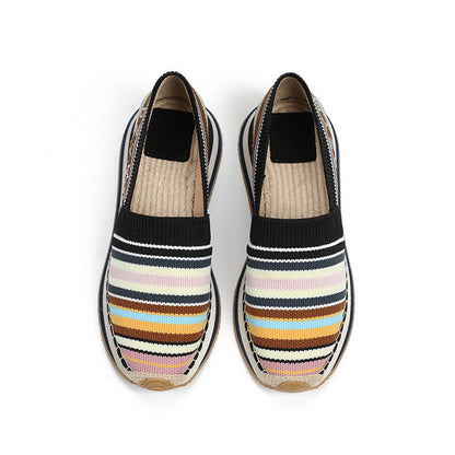 Louise – Stylish Women's Shoes in Cotton and Linen Korean Style