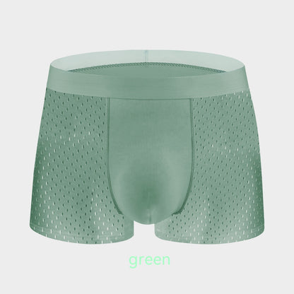 Geoffrey – Breathable Men's Boxers in Ice Silk