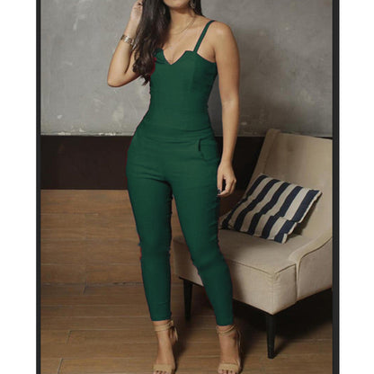 Abigail – Summer Women's Jumpsuit with High Stretch and Straps