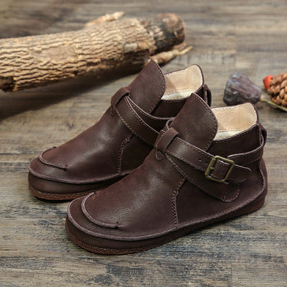 Anna – Retro Martin Boots in Vegan Leather