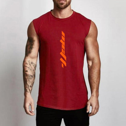 Stan – Sleeveless Men's Cotton Sports Shirt
