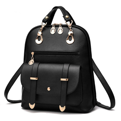 Jade – Fashionable Vegan Leather Backpack for Women