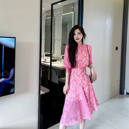 Nicola – Elegant Embroidered Lace Skirt