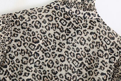 Angela – Printed Chiffon Shirt