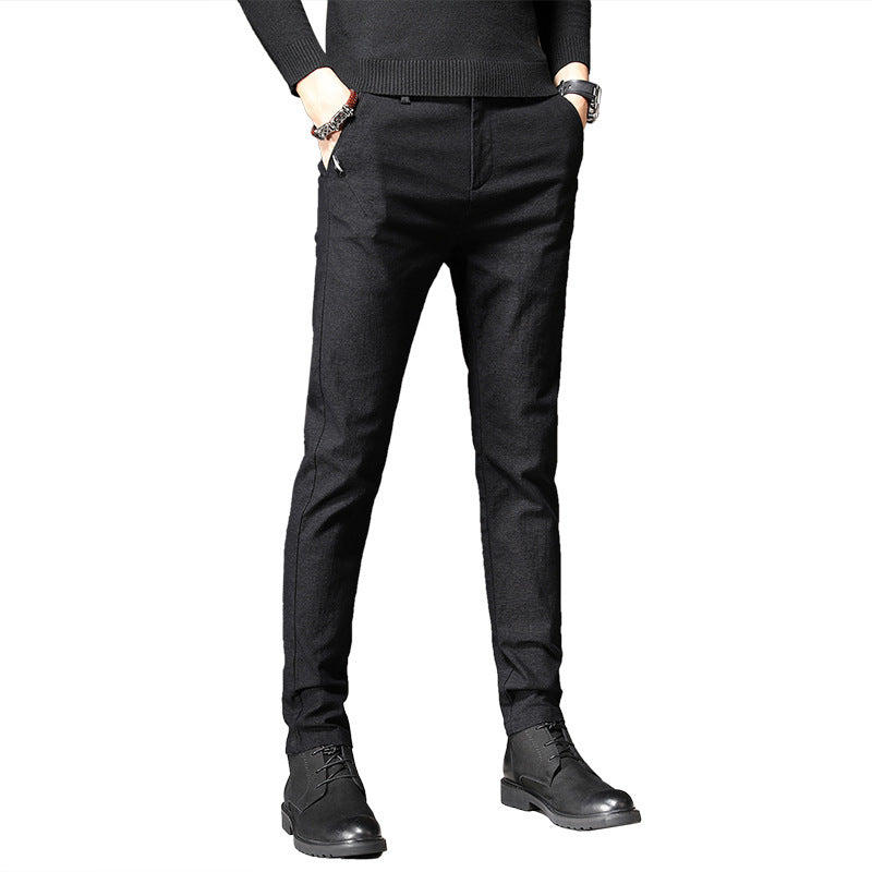 Phillip – Slim Fit Elastic Pencil Trousers for Men