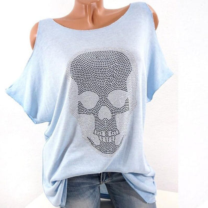 Shirley – Women's T-Shirt with Skull Design