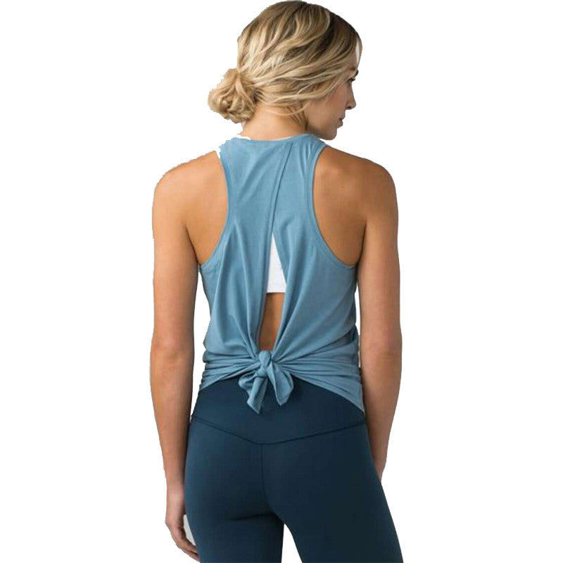 Christina – Backless Women's Workout Top