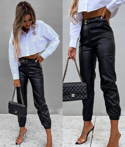 Faith – Women's Vegan Leather Pants