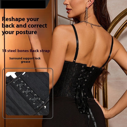 Amanda – Sexy Lace Waist-Sculpting Corset with Breathable Fabric