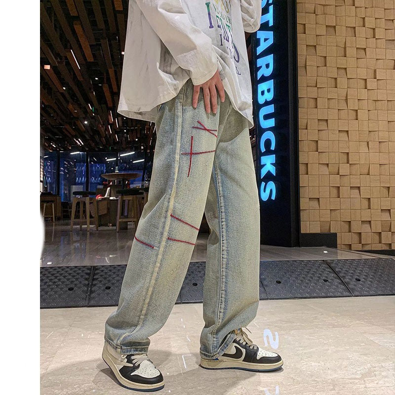 Leslie – Relaxed Straight Jeans for Men