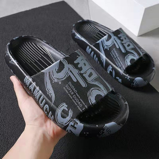 Barry – Thick Men's Slippers with Unique Design