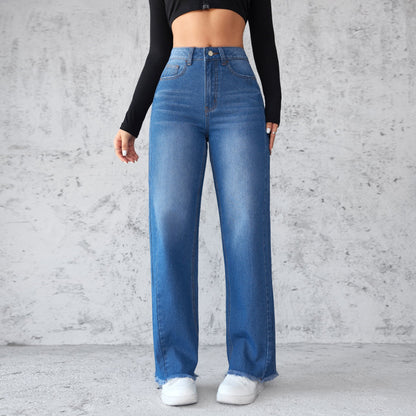 Melissa – Straight Women's Jeans with High Waist