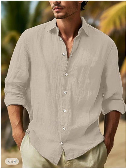 Nigel – Casual Men's Shirt in Solid Colors