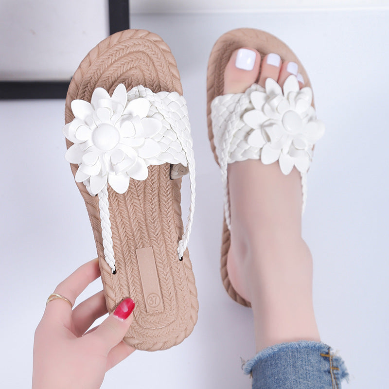 Mary – Floral Slippers for Beach and Outdoor
