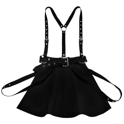 Helen – Versatile Punk Rock Metal Strap Dress
