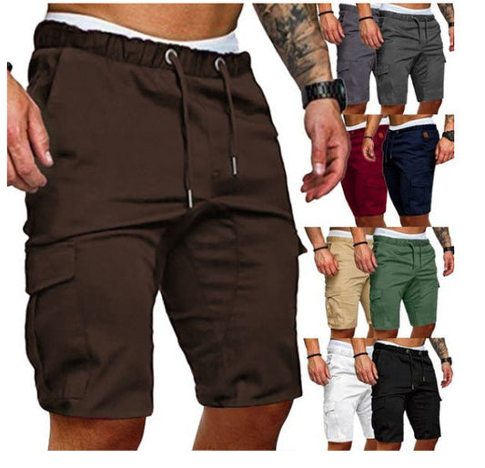 Andy – Men's Fitted Elastic Cropped Shorts
