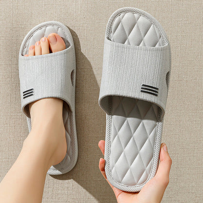 Tara – Slip-On Slippers with New Check Design