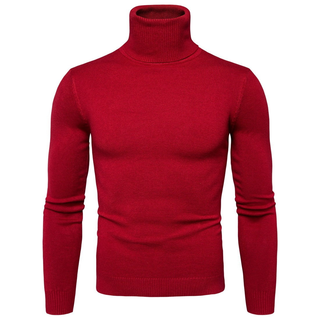 Lawrence – Slim Thermal Turtleneck Sweater for Men in Solid Designs