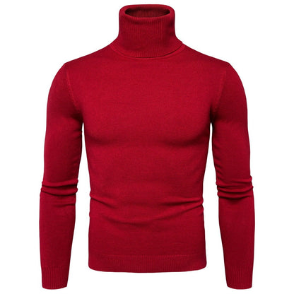 Lawrence – Slim Thermal Turtleneck Sweater for Men in Solid Designs