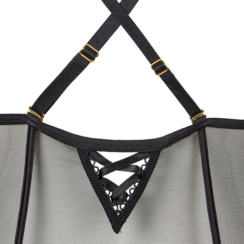 Kim – Fitted Jumpsuit with Deep V-Neck