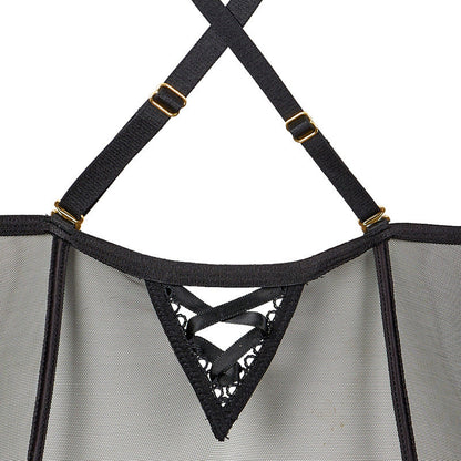 Kim – Fitted Jumpsuit with Deep V-Neck