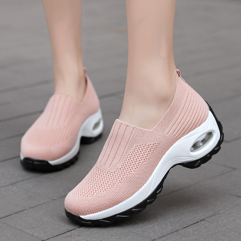 Hannah – Breathable Women's Sneakers with Air Cushion and Thick Sole