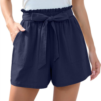 Anne – Stylish Ruffle Shorts with Pockets for Women