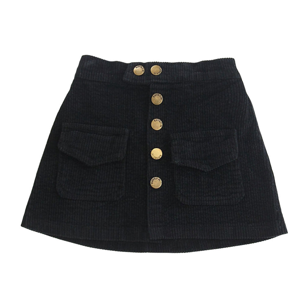 Wendy – Girls' Western Corduroy Skirt
