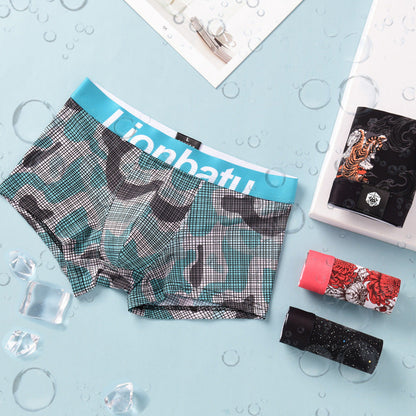 Craig – Breathable Men's Boxers in Ice Silk