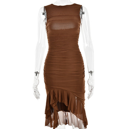 Janet – Slim Sleeveless Party Club Dress