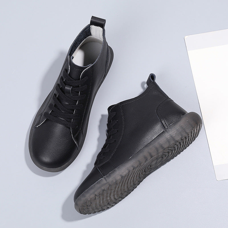 Amy – Flat Women's Boots in Vegan Leather