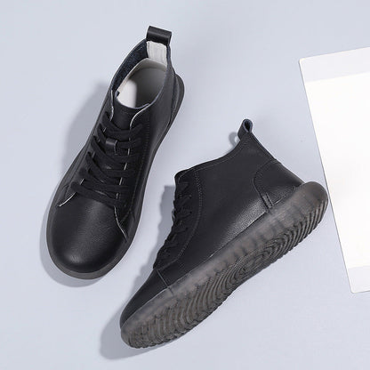 Amy – Flat Women's Boots in Vegan Leather