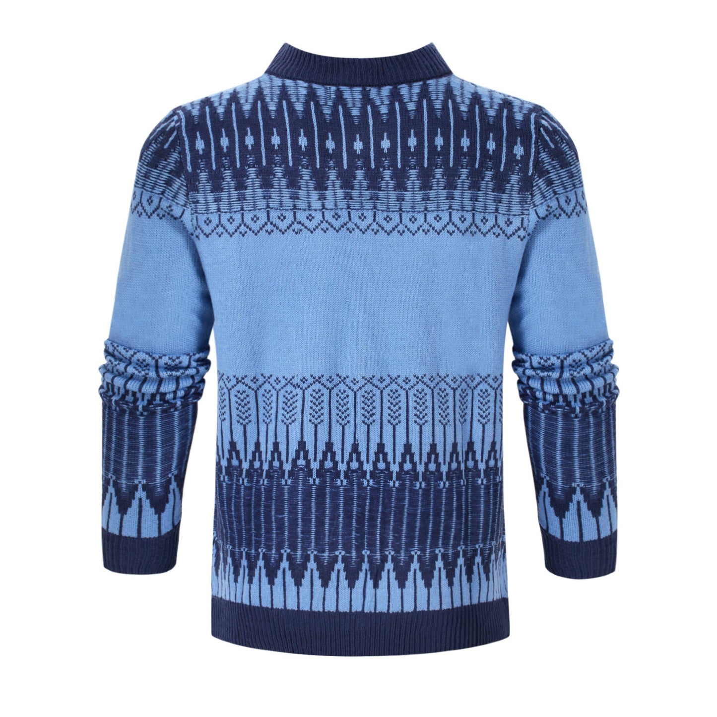 Michael – Unisex Sweater with Fair Isle Pattern