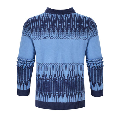 Michael – Unisex Sweater with Fair Isle Pattern