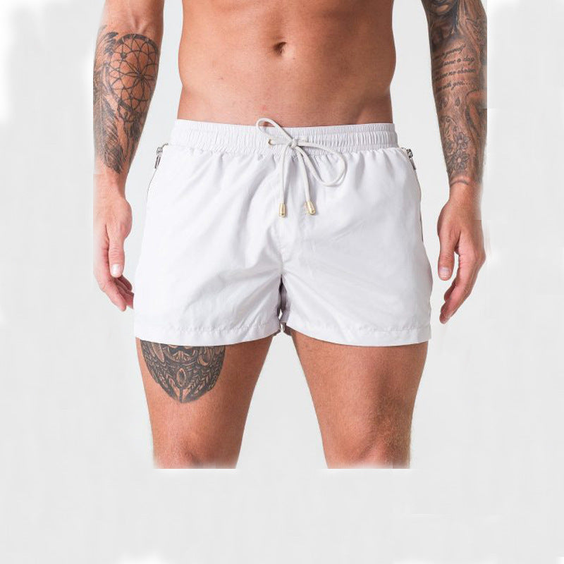 Bryan – Men's Swim Shorts in Premium Vegan Leather