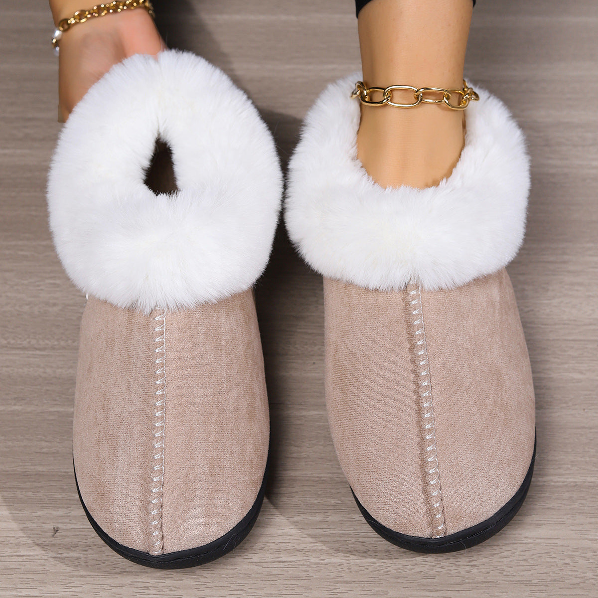 Karen – Non-Slip Unisex Cotton Slippers
