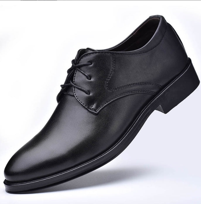 Russell – Black Pointed Men's Shoes