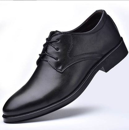 Russell – Black Pointed Men's Shoes
