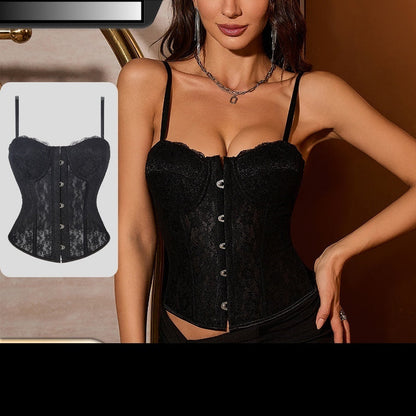 Amanda – Sexy Lace Waist-Sculpting Corset with Breathable Fabric