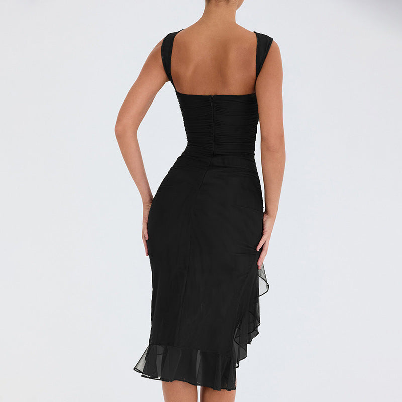 Janet – Slim Sleeveless Party Club Dress